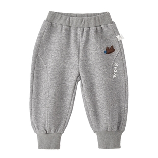 [7A抗菌]男童冬季裤子宝宝长裤冬装男孩束脚裤儿童休闲裤2025新款