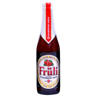 比利时原装进口精酿 Fruli芙力草莓啤酒 木瓜/荔枝味女士果味啤酒