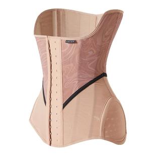 VACW秋冬透气网纱瘦腰腹产后修复束腰掐腰鱼骨塑身衣skims沙土rib