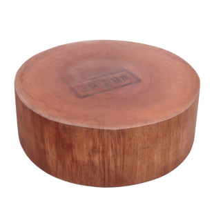 加大商用铁木砧板整木实木菜板酒店厨房专用老铁木肉摊砍骨肉墩