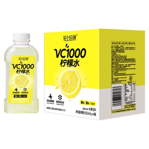 轻上VC1000柠檬水0糖0脂950ml/瓶