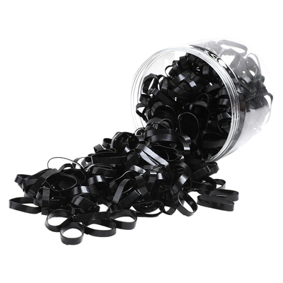 加粗加宽高弹力黑色皮筋