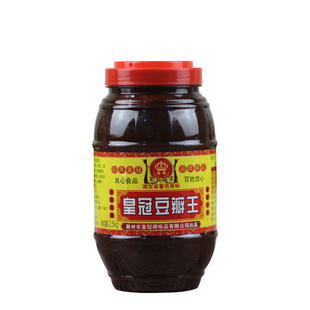 湖北特产皇冠豆瓣王2.5KG荆沙蚕豆酱甲鱼小龙虾铁锅酱料去腥解腻