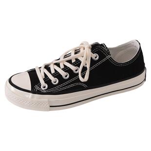 官网正品STAR女鞋1970s经典款低帮男鞋粉色帆布鞋百搭黑复古板鞋