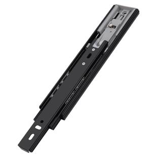 键盘抽屉滑轨拉轨电脑桌滑道通用滑倒导轨三节轨配件按压反弹轨道