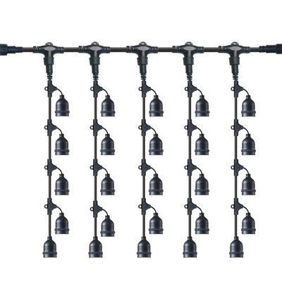 户外防水节庆灯笼串灯笼架连线