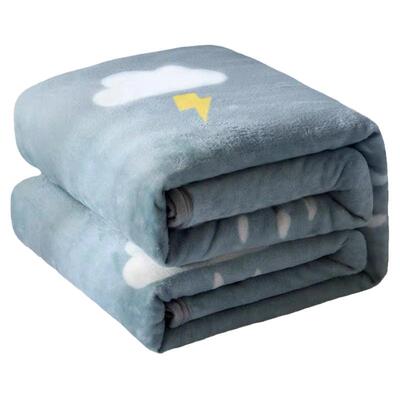 毛毯午休盖毯【热卖花色随机发货】法兰绒毯子70x100/100*150cm