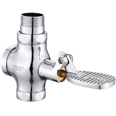 冲水阀便器脚踩式厕所开关蹲坑