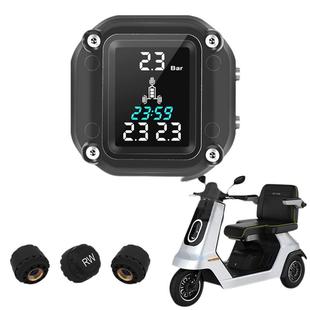 三轮摩托车胎压监测器正倒边三轮无线压力侦测器电动车两轮检测器