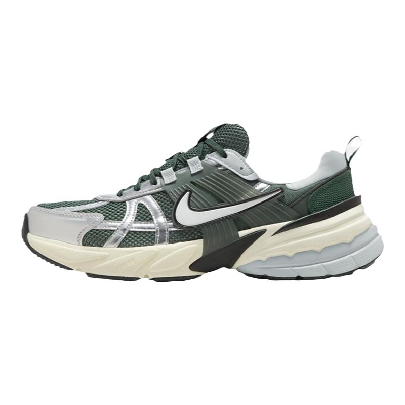 Nike耐克男子V2K RUN绿色复古运动休闲网面透气老爹鞋 HJ4497-300