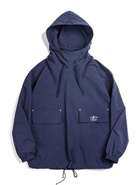马登工装美式复古SMOCK甲板服
