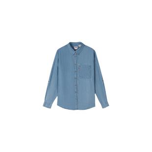 Levi's李维斯女士宽松简约气质时尚通勤cleanfit长袖上衣牛仔衬衫