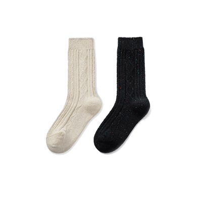 SR.2023aw/Anoymouslsm 专注复古工艺棉袜 秋冬中筒棉袜