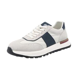 Navigare意大利小帆船男鞋板鞋2026春季新款运动厚底透气休闲鞋