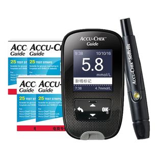 【罗氏官方旗舰店】进口低痛感家用医用血糖仪智航型老人