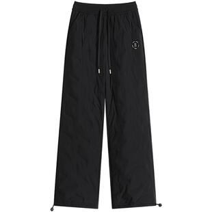 加长直筒羽绒裤女外穿2024新款冬季加厚防寒保暖宽松大码阔腿棉裤