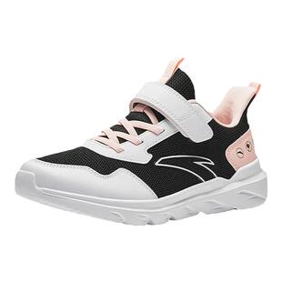 安踏女童元气运动鞋2026年冬季新款大童鞋缓震网面户外加绒运动鞋