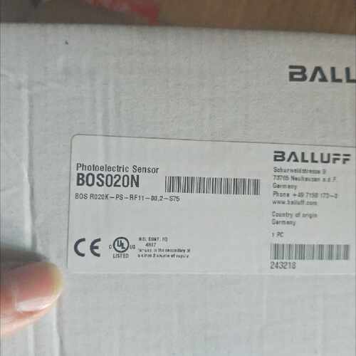 议价全新BALLUFF BOS020N BOS R020K-PS-RF11-00,2-S75传感器BNI0