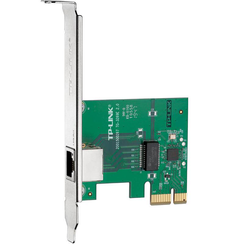 普联TP-LINK TG-3269E 千兆有线PCIe网卡 内置有线网卡 千兆网口扩展 台式电脑自适应以太网卡