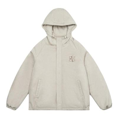 GOGOSOON棉衣男冬季新款连帽加厚外套保暖百搭休闲刺绣潮棉袄Q