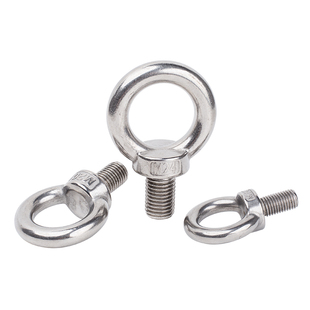 304不锈钢吊环螺丝螺栓钉环型秋千环起重耳模具M4M5M6M8M10M12M16
