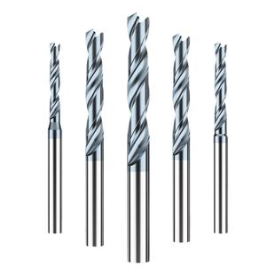 钨钢钻头D4D6定柄超硬硬质合金cnc加工中心打孔D8D10D12麻花钻咀