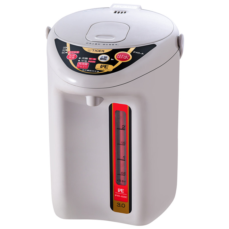 TIGER虎牌VE真空电热水瓶PYH-A30C家用办公智能保温电热水壶2.91L