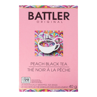 battler 斯里兰卡原装进口蜜桃子风味红茶 20独立红茶包袋泡茶