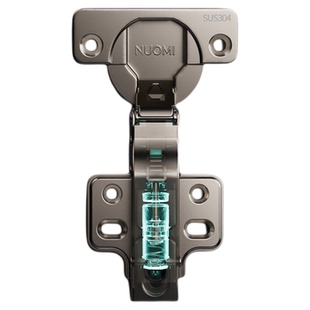 NUOMI诺米木柜门三段力铰链小角度阻尼关门液压缓冲防夹手合页