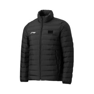 李宁轻薄羽绒服2025新款轻便排骨男女版保暖运动短款外套AYMV135