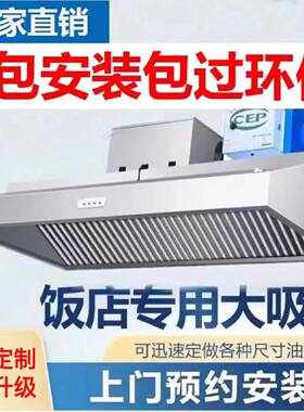 油烟净化器一体机商用排烟罩饭店抽厨房小型环保农村商用土灶