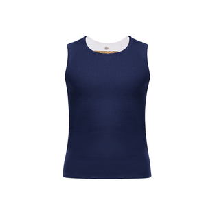 都市丽人保暖内衣背心男款加绒加厚发热秋衣秋裤冬季绒德蚕丝内搭