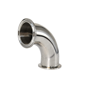 304/316L卫生级不锈钢快装弯头卡箍式弯头卡盘活接镜面抛光