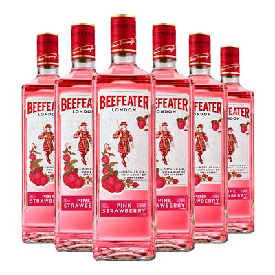 r必富达粉红金酒700ml六支