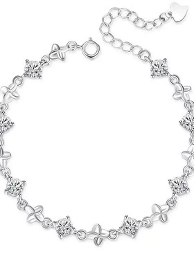 2025新款四叶草纯银手链