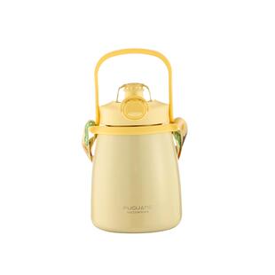 富光大肚保温杯316L不锈钢大容量女生水杯儿童学生带吸管直饮水壶