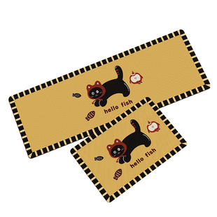 硅藻泥厨房专用地垫可爱卡通吸水垫耐磨耐脏脚垫防油防滑免洗垫子