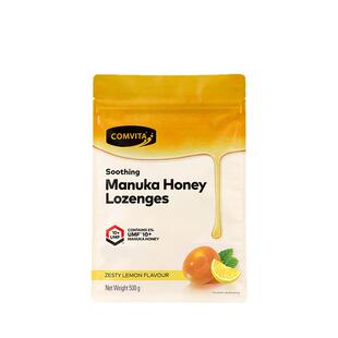 Comvita康维他麦卢卡蜂蜜糖进口柠檬薄荷润喉糖果教师儿童硬糖
