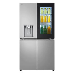 LG 638L智能双自动制冰机冰箱十字四门透视窗F664MPY88D线下同款