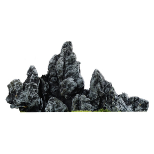 创意仿石头假山摆件花盆园艺鱼缸流水造景太湖山小型号装饰品配件