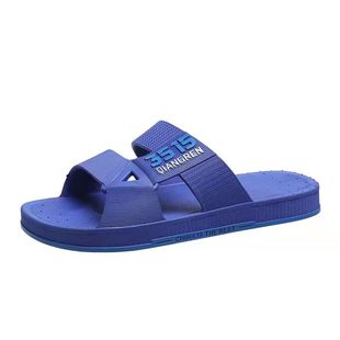 2022年新款3515强人春夏新款休闲男士防滑耐磨厚底居家爸爸鞋拖鞋