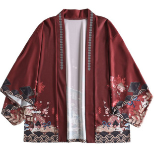 漫衣格原创遇见稻荷神春夏防晒和风羽织日式外套男女开衫和服百搭