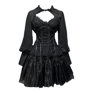 原创暗黑性感甜辣气质纯欲公主蓬蓬裙收腰显瘦蛋糕裙生日聚会短裙