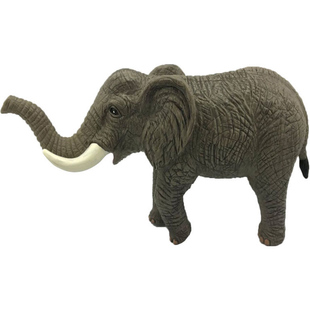 大号软胶大象模型会发声野生动物仿真模型软体小象1-3岁儿童玩具