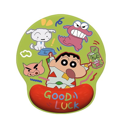 蜡笔小新搞怪护手腕鼠标垫