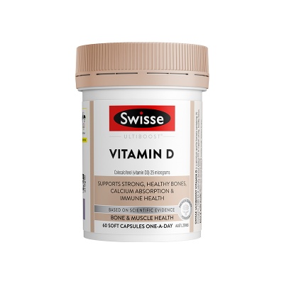 swisse维生素D3促进钙吸收