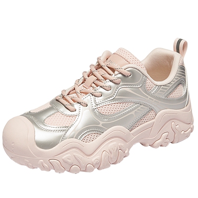 达芙妮粉色德训鞋防滑休闲