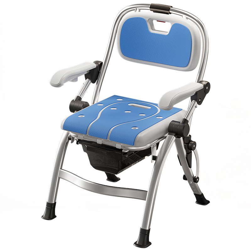 老人洗澡专用椅坐便马桶凳浴室折叠助力架淋浴卫生间防滑沐浴凳子