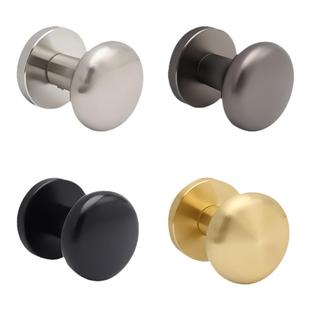 隐形门锁单面锁室内卧室暗门圆球门把手门隐藏暗锁黑色球型拉手锁