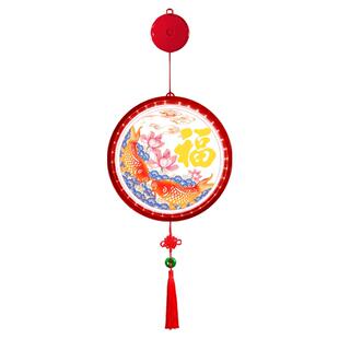 高级感发光福字LED彩灯挂饰2026新年马年入户大门上过年氛围装饰